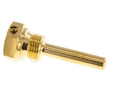 Kupferlegierung G 1/2 Zoll Bolzenbefestigung Schutzrohr für 63mm Schaft Max 160°C und 6 bar