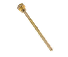 Kupferlegierung G 1/2 Zoll Bolzenbefestigung Tauchhülse für 200mm Schaft Max 160°C und 6 Stäbe