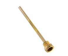 Kupferlegierung G 1/2 Zoll Bolzenbefestigung Tauchhülse für 200mm Schaft Max 160°C und 6 Stäbe