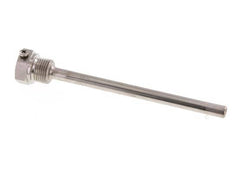 Schutzrohr aus Edelstahl G 1/2 Zoll mit Bolzenbefestigung für 160-mm-Schaft Max. 600°C und 25 bar