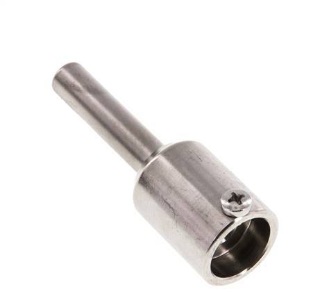 Edelstahl-Schweißanschluss Bolzenbefestigung Schutzrohr für 63mm Schaft Max 600°C und 25 bar