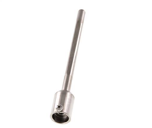 Edelstahl-Schweißanschluss Bolzenbefestigung Schutzrohr für 160mm Schaft Max 600°C und 25 bar