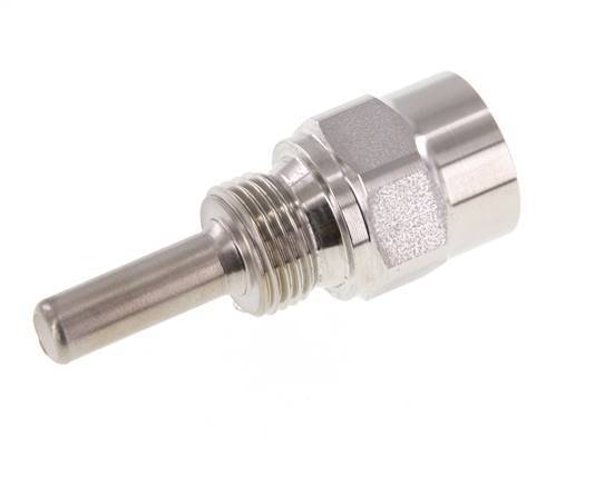 G 1/2-Zoll-Schutzrohr aus Edelstahl für 63-mm-Schäfte Max. 600°C und 25 bar