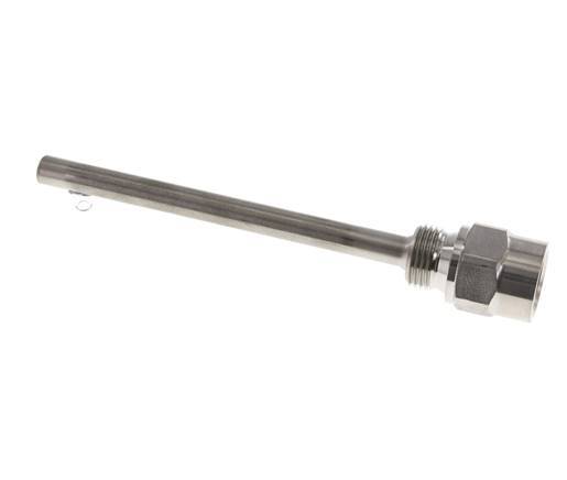 Stainless Steel G 1/2 Inch Thermowell for 160mm Stem Max 600°C and 25 Bars