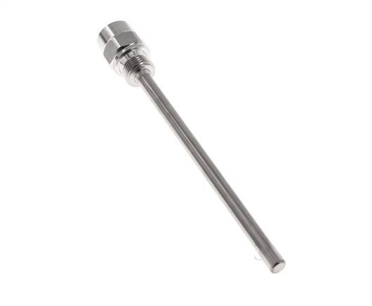 G 1/2-Zoll-Schutzrohr aus Edelstahl für 200-mm-Schaft, max. 600 °C und 25 bar