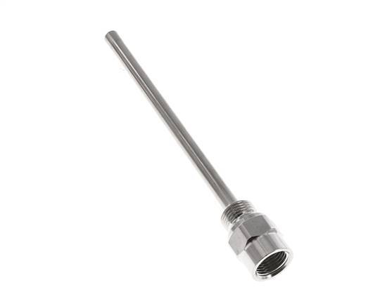 G 1/2-Zoll-Schutzrohr aus Edelstahl für 200-mm-Schaft, max. 600 °C und 25 bar