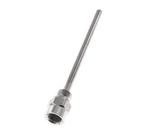 G 1/2-Zoll-Schutzrohr aus Edelstahl für 200-mm-Schaft, max. 600 °C und 25 bar