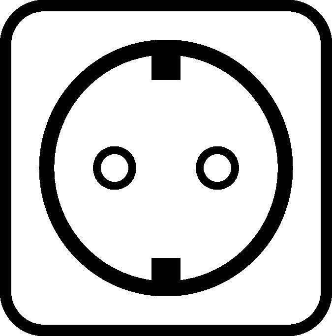 Hager Berker W.1 Wall Outlet (WCD Switchgear) - 47753525