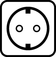 Hager Berker W.1 Wall Outlet (WCD Switchgear) - 47753525