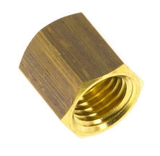 M8x1 x 4mm Brass Union nut for Compression fitting [10 Pieces]