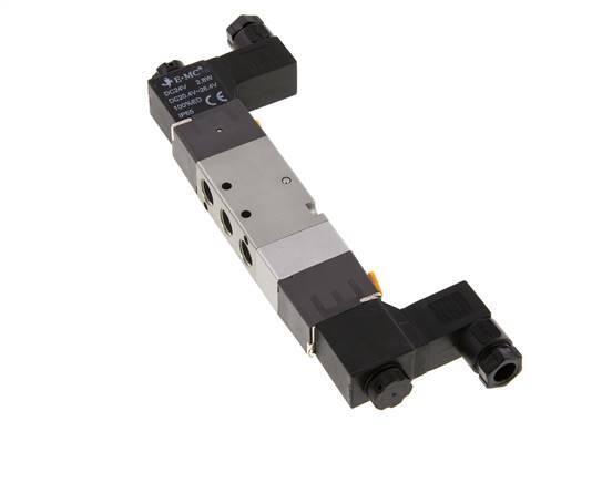 5/3 G1/8'' Druckmittel-Magnetventil 230V AC 1,5-8bar/21,0-112psi E.MC