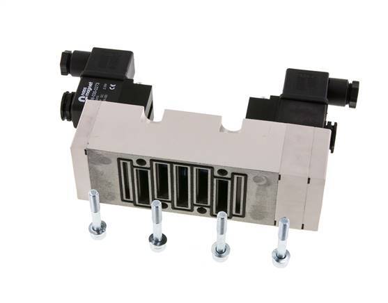 5/3 ISO 5599-2 Abgas-Mittelmagnetventil 115V AC 2-10bar/28-140psi YPC