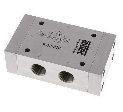 3/2 G1/2'' (G1/8'') Luftsteuerventil ATEX 1-10bar/14-140psi Airtec
