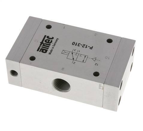 3/2 G1/2'' (G1/8'') Luftsteuerventil ATEX 1-10bar/14-140psi Airtec
