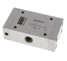 3/2 G1/2'' (G1/8'') Luftsteuerventil ATEX 1-10bar/14-140psi Airtec