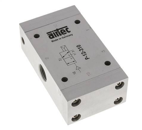 3/2 G1/2'' (G1/8'') Luftsteuerventil ATEX 1-10bar/14-140psi Airtec
