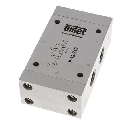 3/2 G1/2'' (G1/8'') Luftsteuerventil ATEX 1-10bar/14-140psi Airtec