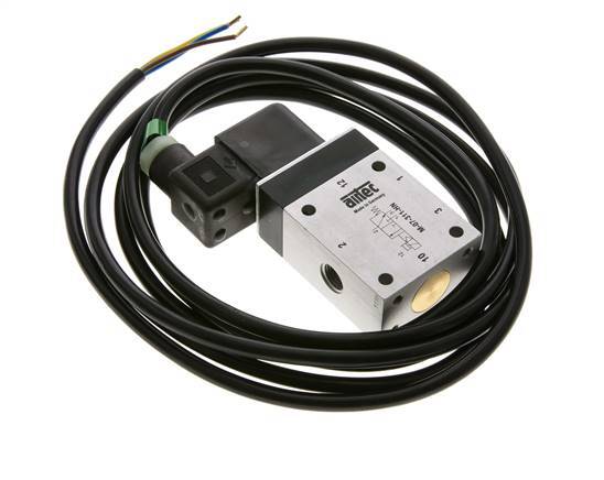 3/2 G1/4'' NO Magnetventil 24V DC ATEX 2.5-10bar/35.0-140psi Airtec