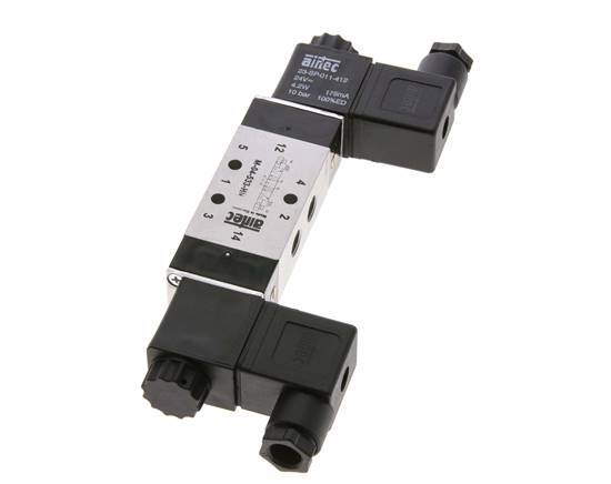 5/3 G1/8'' Auspuff-Mittelmagnetventil 230V AC 3-10bar/42-140psi Airtec