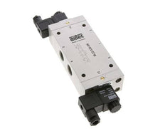 5/3 G1/2'' Center Closed Magnetventil 24V AC 3-10bar/42-140psi Airtec