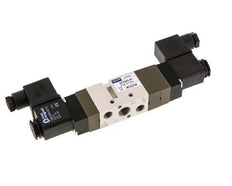 5/3 G1/4'' (G1/8'') Zentrum geschlossenes Magnetventil 12V DC 2-10bar/28-140psi YPC
