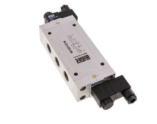 5/2 G1/2'' Bistabiles Magnetventil 115V AC 1-10bar/14-140psi Airtec