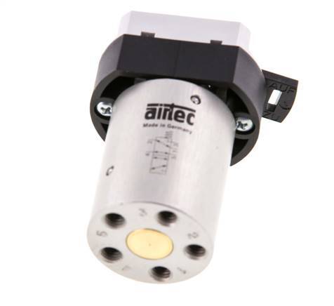 5/2 M5 Gehäuse für Knopfventil 0-12bar/0-168psi 30.5mm Airtec