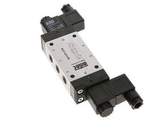5/3 G1/4'' Auspuff-Mittelmagnetventil 24V DC 3-8bar/42-112psi Airtec