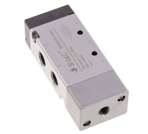 5/2 G1/4'' (G1/8'') Luftsteuerventil 1,5-8bar/21,0-112psi E.MC