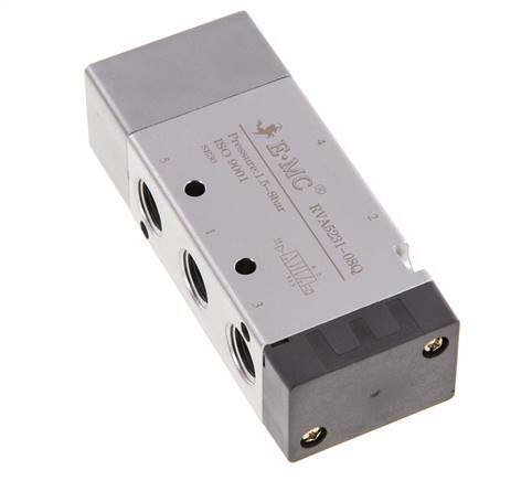 5/2 G1/4'' (G1/8'') Luftsteuerventil 1,5-8bar/21,0-112psi E.MC