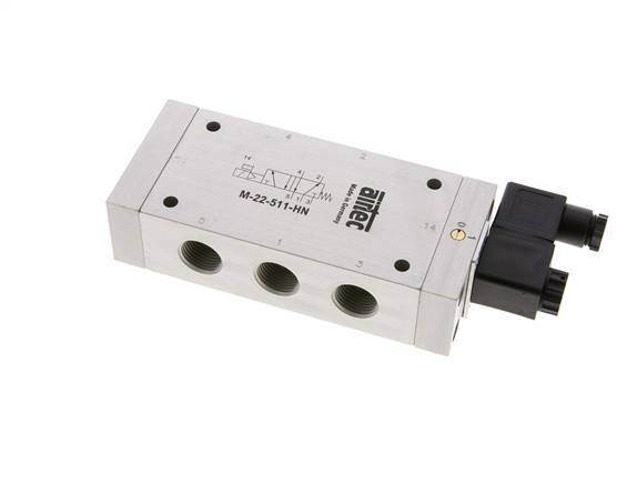 5/2 G1/2''-Magnetventil 24V AC 2-10bar/28-140psi Airtec