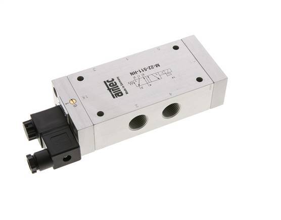 5/2 G1/2''-Magnetventil 24V AC 2-10bar/28-140psi Airtec
