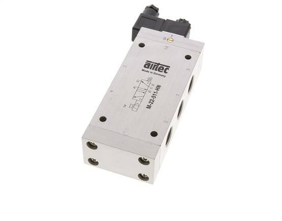 5/2 G1/2''-Magnetventil 24V AC 2-10bar/28-140psi Airtec