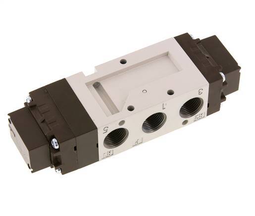 5/3 G3/8'' (G1/8'') Druckzentrum Luftsteuerventil 2-10bar/28-140psi YPC