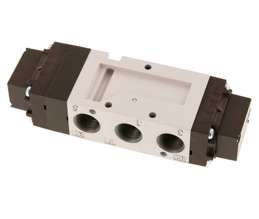 5/3 G3/8'' (G1/8'') Druckzentrum Luftsteuerventil 2-10bar/28-140psi YPC
