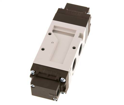 5/3 G3/8'' (G1/8'') Druckzentrum Luftsteuerventil 2-10bar/28-140psi YPC