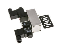 5/3 ISO 5599-1 Auspuff Zentrum Magnetventil 24V DC 3-10bar/42-140psi Airtec