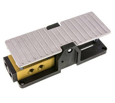 5/3 G1/4'' Center Closed Fußpedalventil Raste 2.5-10bar/35.0-140psi