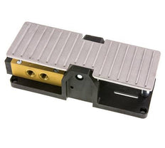 5/3 G1/4'' Center Closed Fußpedalventil Raste 2.5-10bar/35.0-140psi