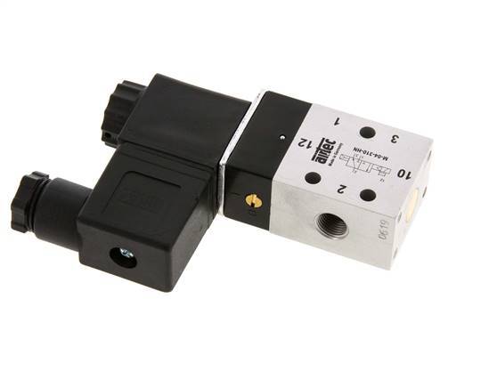 3/2 G1/8'' NO Solenoid Valve 115V AC 2-10bar/28-140psi Airtec