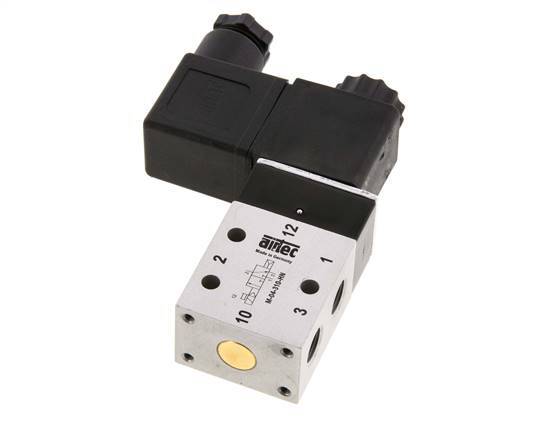 3/2 G1/8'' NO Solenoid Valve 115V AC 2-10bar/28-140psi Airtec