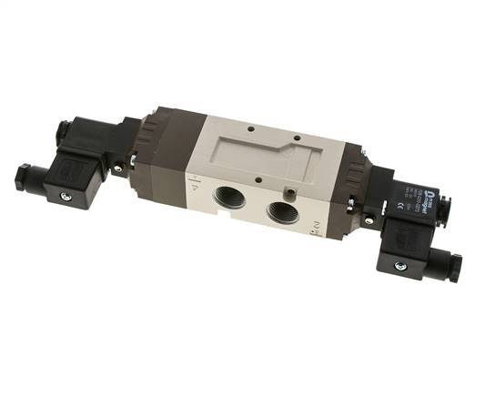 5/3 G1/2'' Center Closed Magnetventil 24V AC 2-10bar/28-140psi YPC