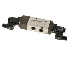 5/3 G1/2'' Center Closed Magnetventil 24V AC 2-10bar/28-140psi YPC