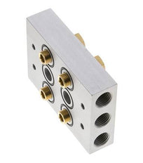 Verteiler 2-Stationen 5/2 5/3-Wege Airtec M05/P05