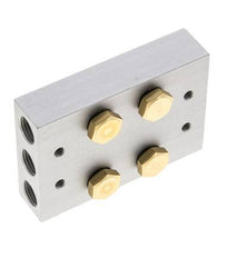 Verteiler 2-Stationen 5/2 5/3-Wege Airtec M05/P05