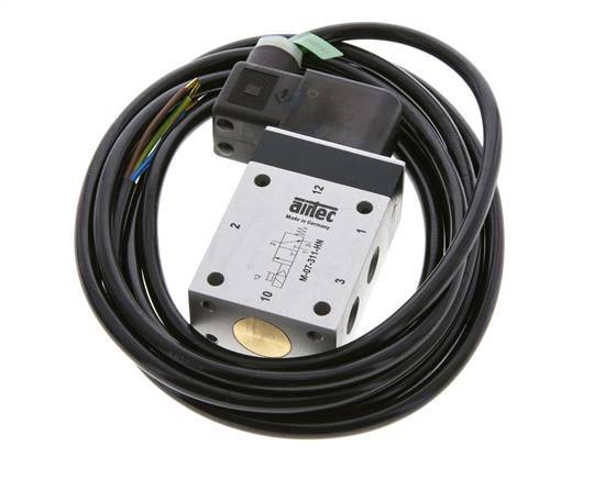 3/2 G1/4'' NC-Magnetventil 230V AC ATEX 2.5-10bar/35.0-140psi Airtec