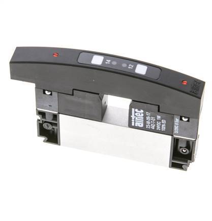 5/3 Flansch Auspuff Zentrum Magnetventil für Klemmen 24V DC 3-8bar/42-112psi Airtec