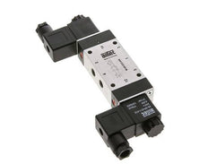 5/3 G1/8'' Auspuff-Mittelmagnetventil 24V AC 3-8bar/42-112psi Airtec