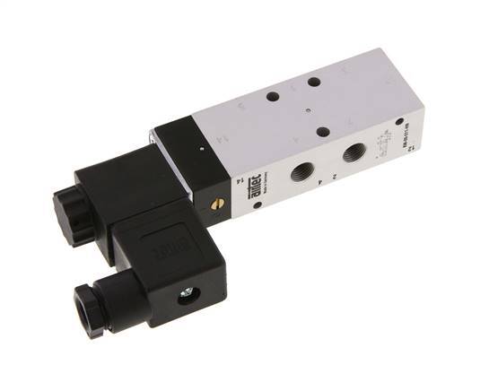 5/2 G1/8''-Magnetventil 12V DC 3-10bar/42-140psi Airtec