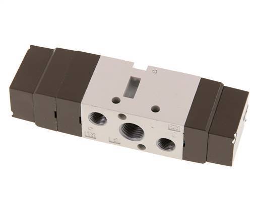 5/3 G1/4'' (G1/8'') Zentrum geschlossenes Luftsteuerventil 2-10bar/28-140psi YPC